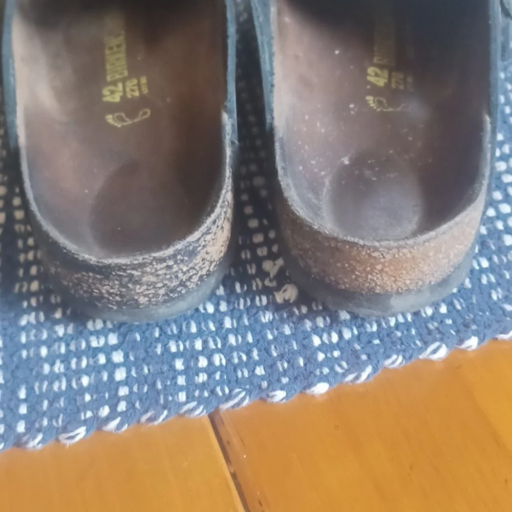 Boston Birkenstock Black Leather Men 10 - Picture 10 of 10